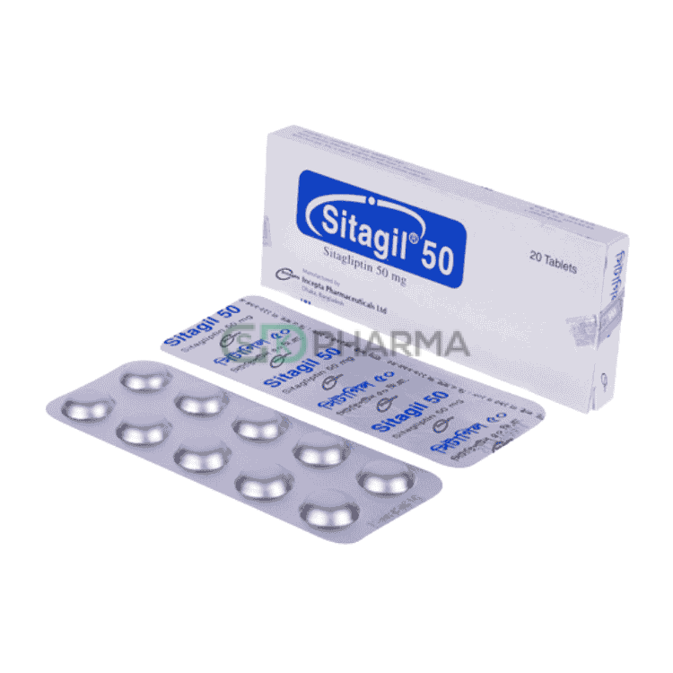Sitagil Tablet 50 mg (Sitagliptin)