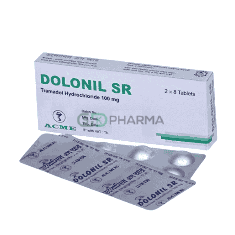 Dolonil SR Tablet 100 mg (Tramadol Hydrochloride)