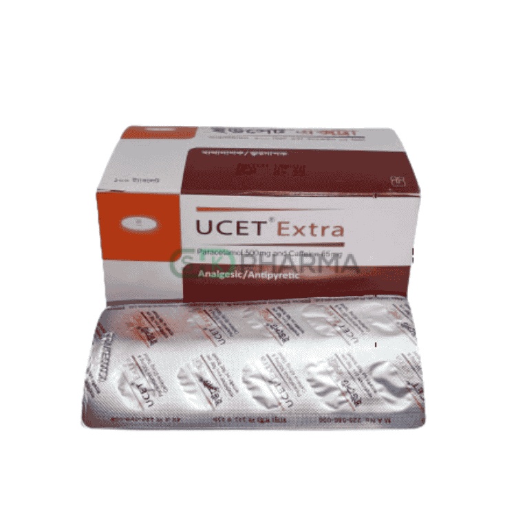 Ucet Extra Tablet 500 mg+65 mg (Paracetamol + Caffeine)