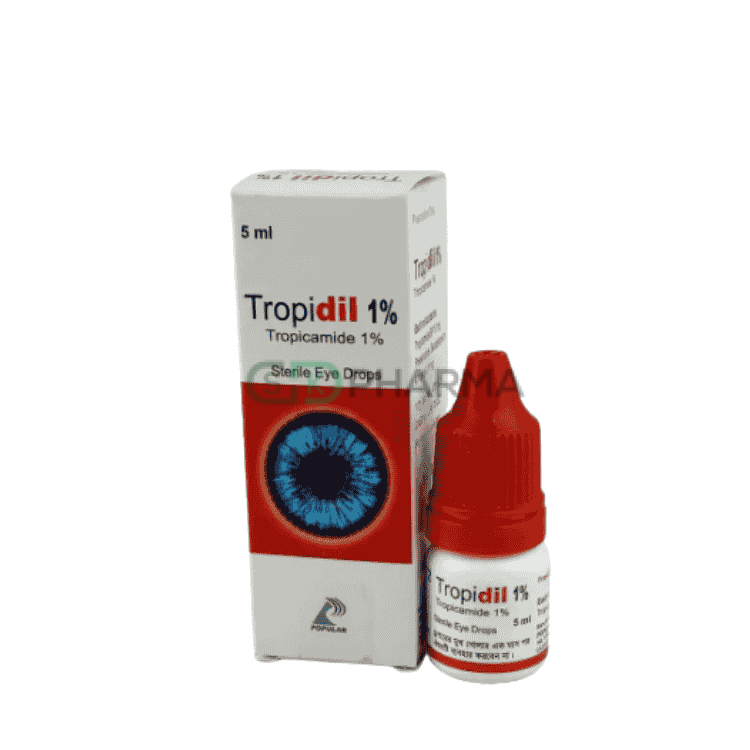 Tropidil Eye Drop 1% (Tropicamide)