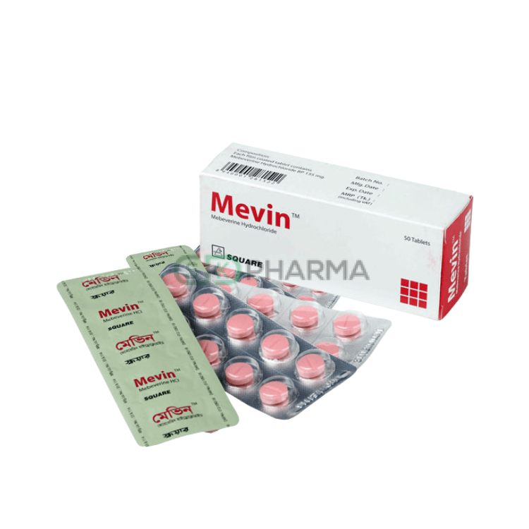 Mevin Tablet 135 mg (Mebeverine Hydrochloride)