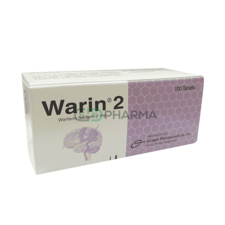 Warin Tablet 2 mg (Warfarin Sodium)
