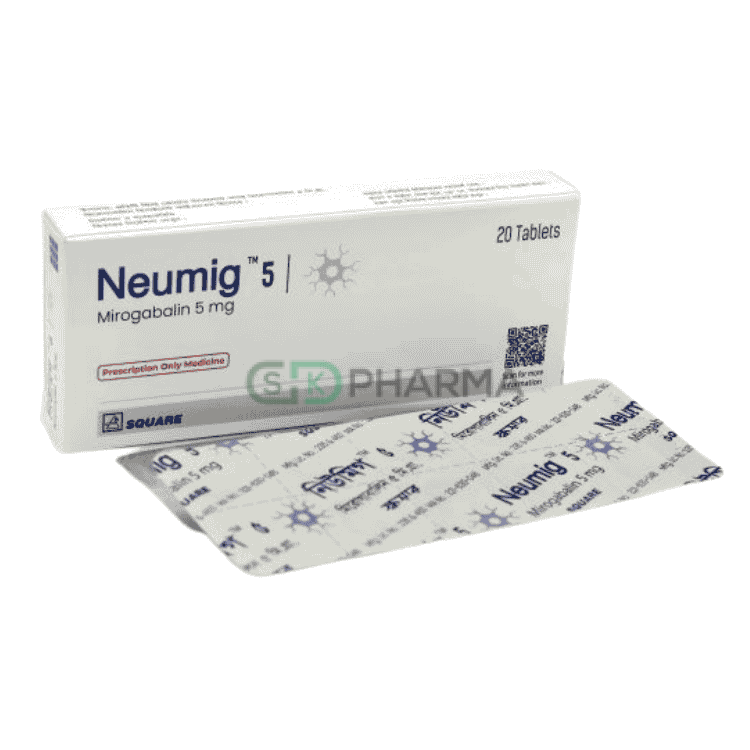 Neumig Tablet 5 mg (Mirogabalin Besylate)