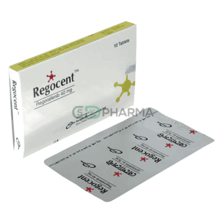 Regocent Tablet 40 mg (Regorafenib Monohydrate)