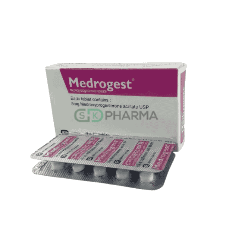 Medrogest Tablet 5 mg (Medroxyprogesterone Acetate (Tablet))