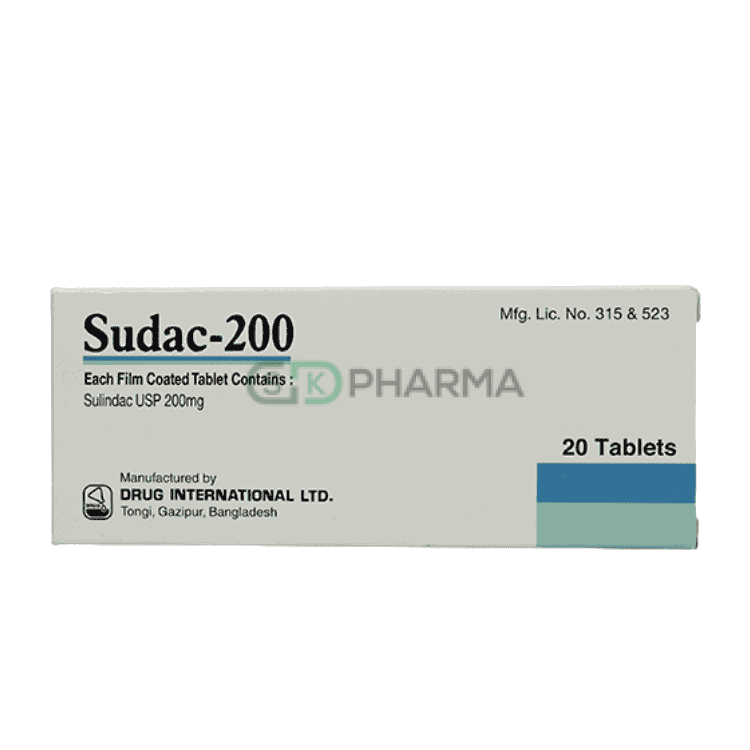 Sudac Tablet 200 mg (Sulindac)