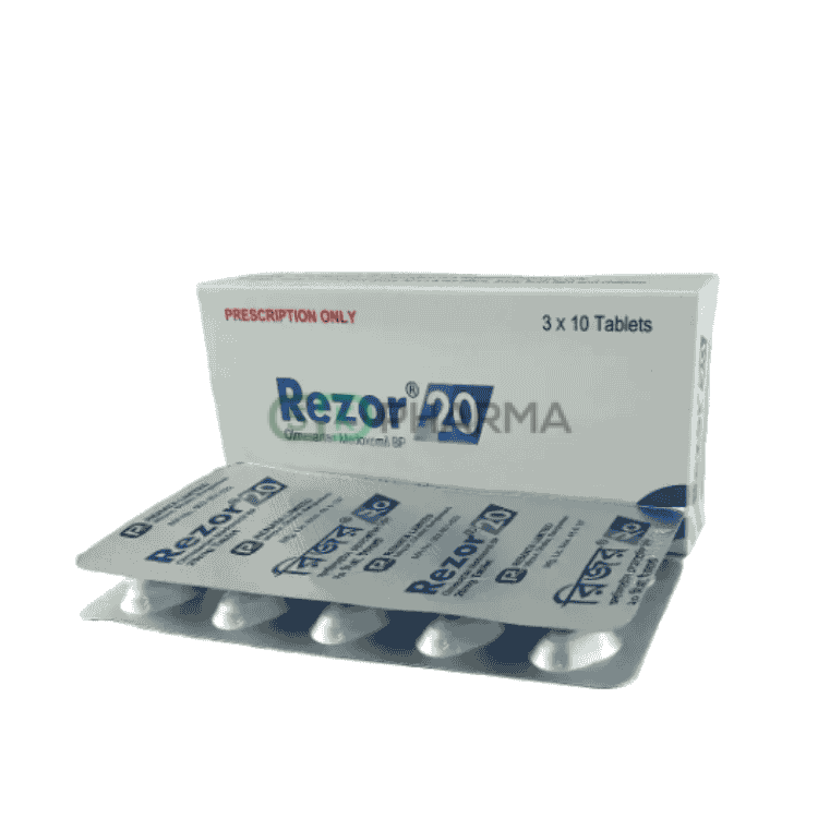 Rezor Tablet 20 mg (Olmesartan Medoxomil)