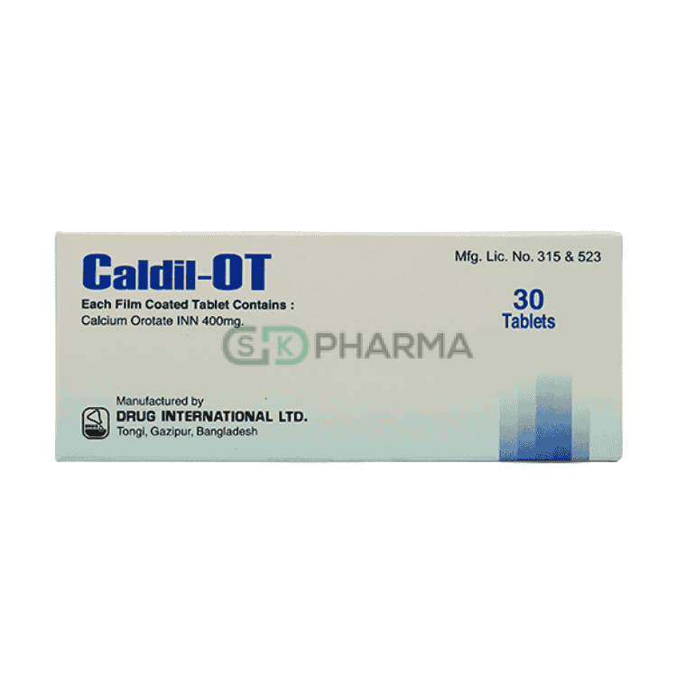 Caldil-OT Tablet 400 mg (Calcium Orotate)