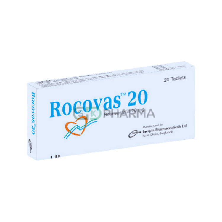 Rocovas Tablet 20 mg (Rosuvastatin Calcium)