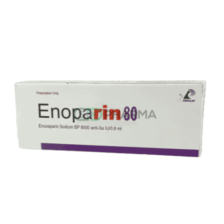 Enoparin Injection 8000 Anti-Xa IU/0.8 ml (Enoxaparin Sodium)