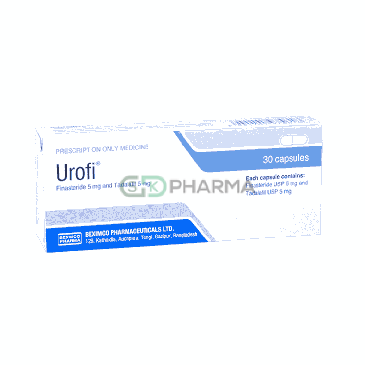 Urofi Capsule 5 mg+5 mg (Finasteride + Tadalafil)