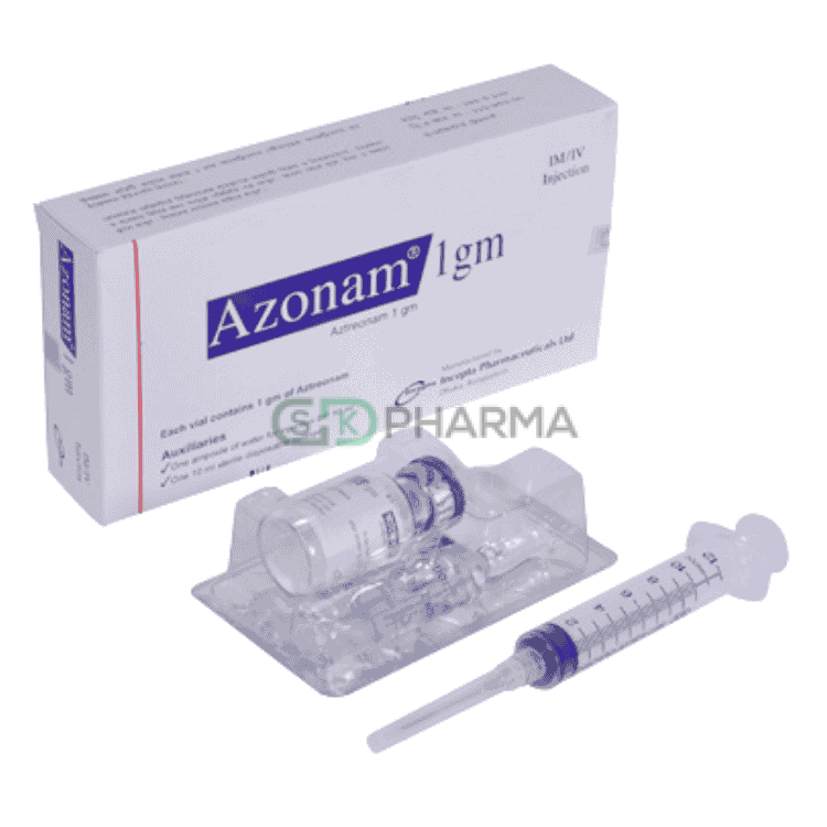 Azonam Injection 1 gm/5 ml (Aztreonam)