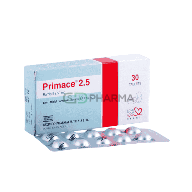 Primace Tablet 2.5 mg (Ramipril)
