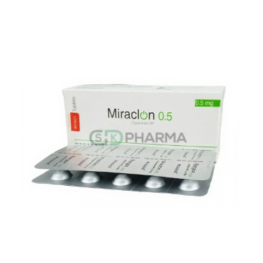 Miraclon Tablet 0.5 mg (Clonazepam)