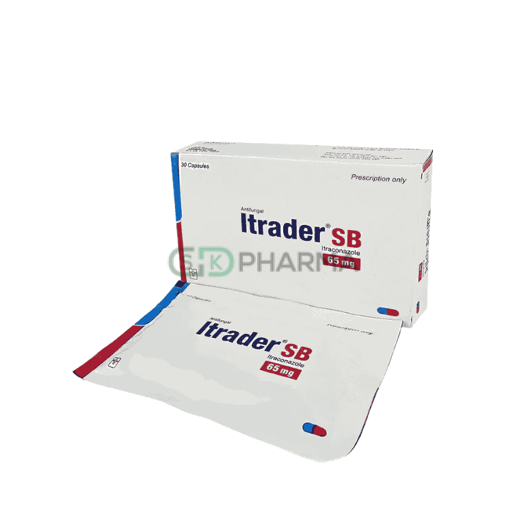 Itrader SB Capsule 65 mg (Itraconazole)