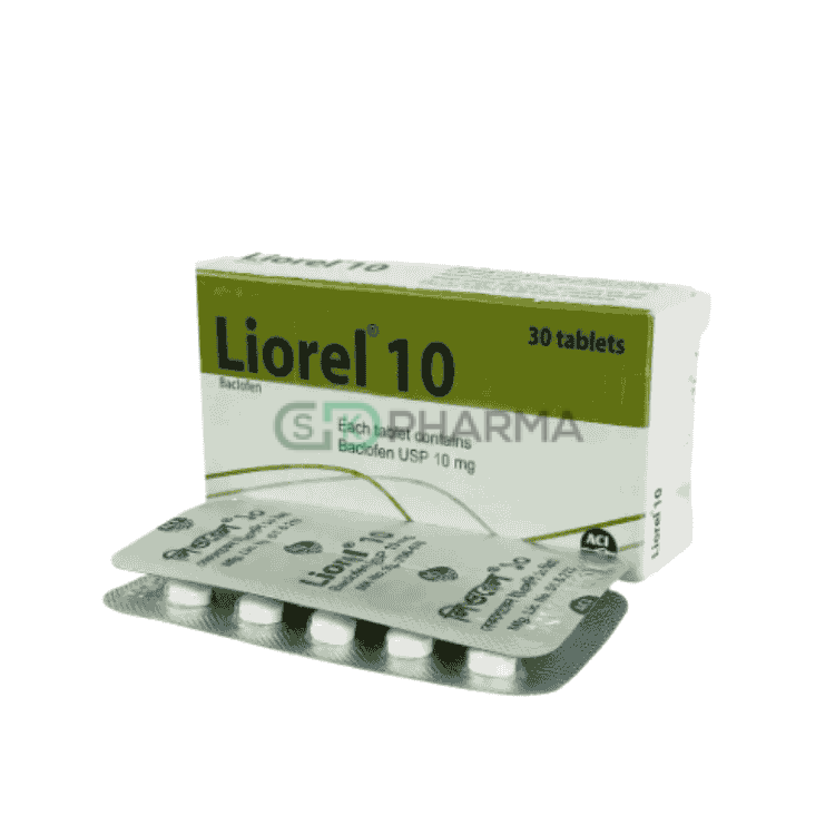 Liorel Tablet 10 mg (Baclofen)