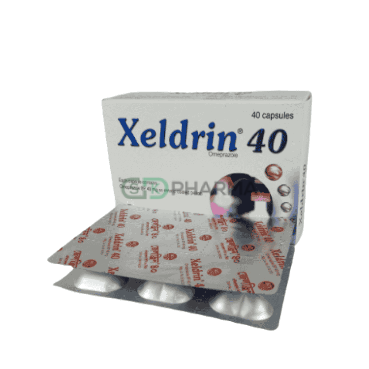 Xeldrin Capsule 40 mg (Omeprazole)