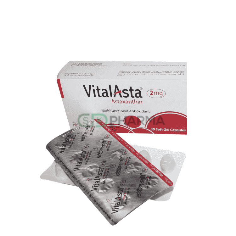 VitalAsta Capsule 2 mg (Astaxanthin)