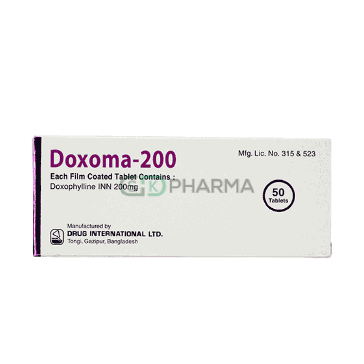 Doxoma Tablet 200 mg (Doxophylline)