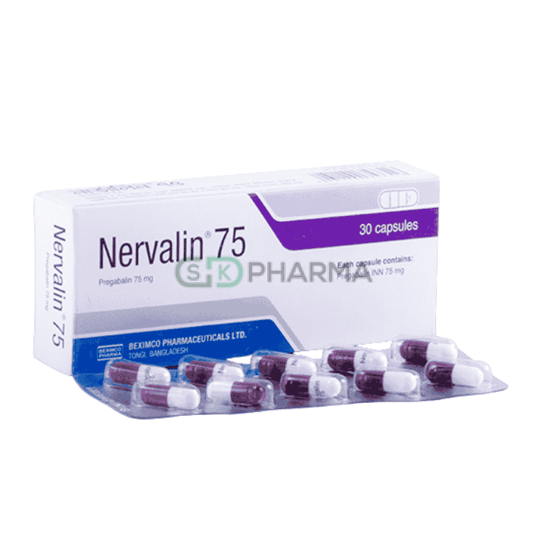Nervalin Capsule 75 mg (Pregabalin)
