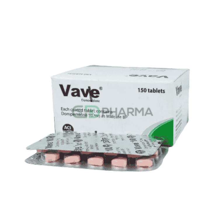 Vave Tablet 10 mg (Domperidone Maleate)