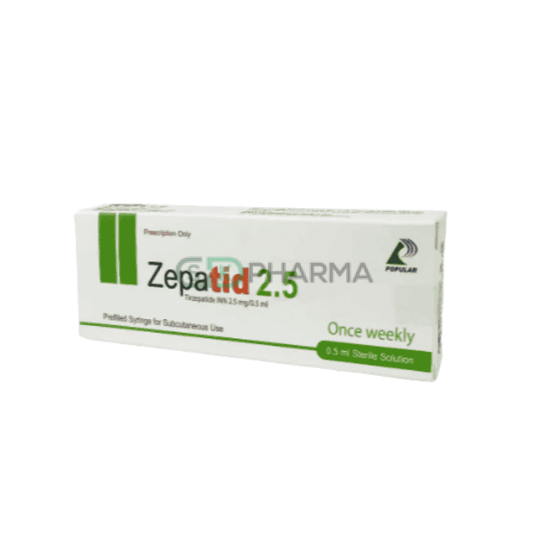 Zepatid Injection 2.5 mg/0.5 ml (Tirzepatide)