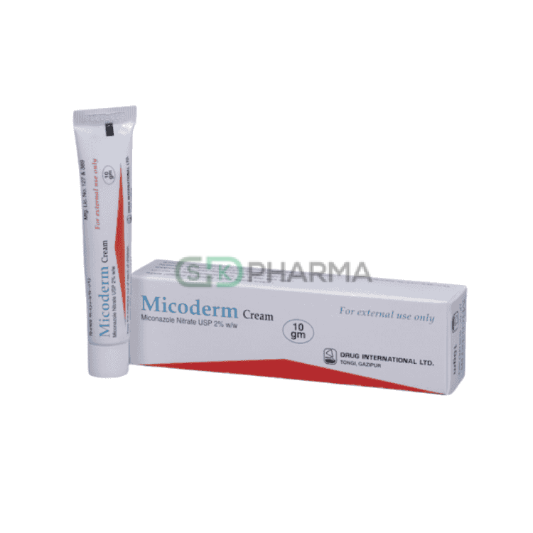 Micoderm Cream 2% w/w (Miconazole Nitrate)