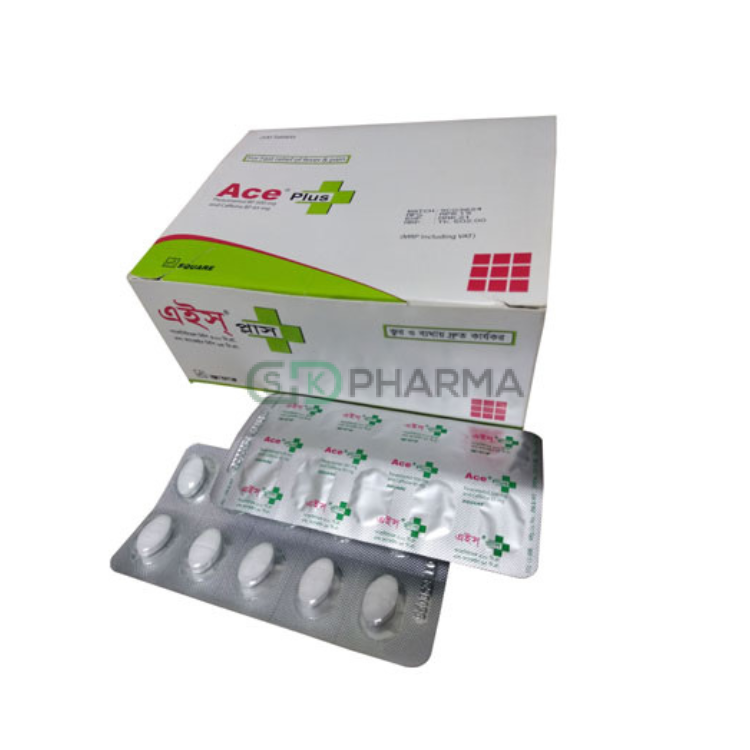 Ace Plus Tablet 500 mg+65 mg (Paracetamol + Caffeine)