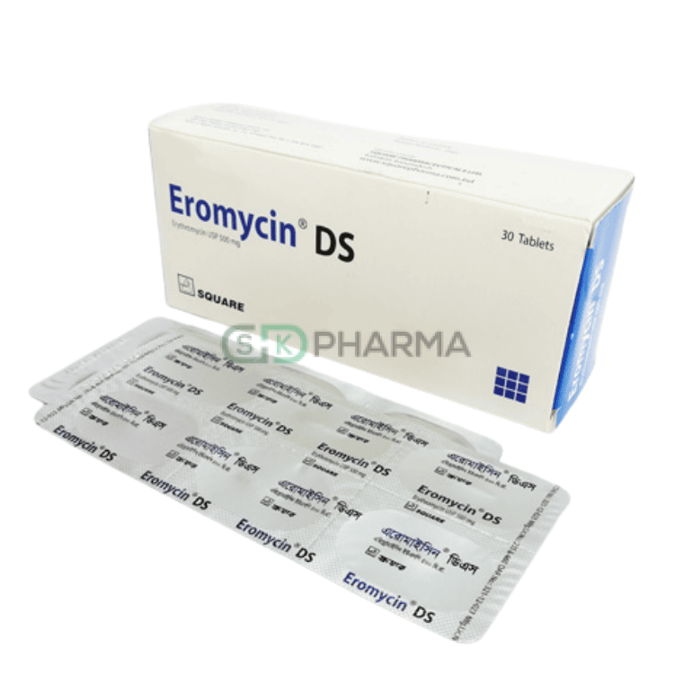 Eromycin DS Tablet 500 mg (Erythromycin (Oral))