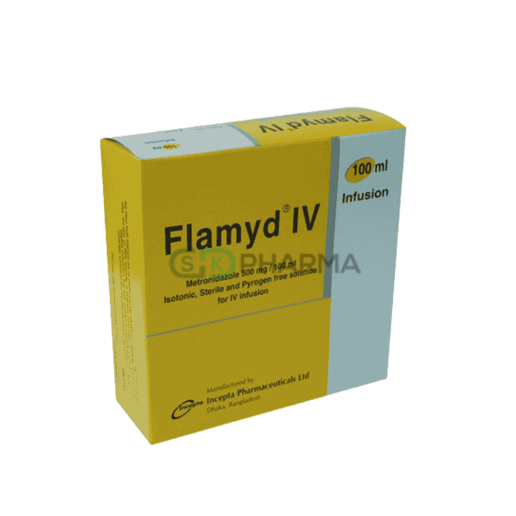 Flamyd Injection 500 mg/100 ml (Metronidazole)