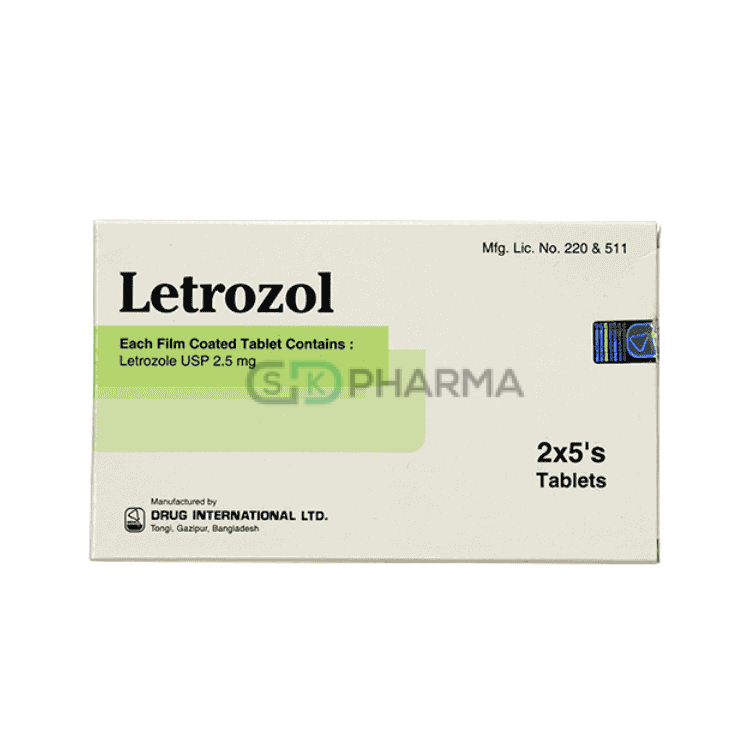 Letrozol Tablet 2.5 mg (Letrozole)