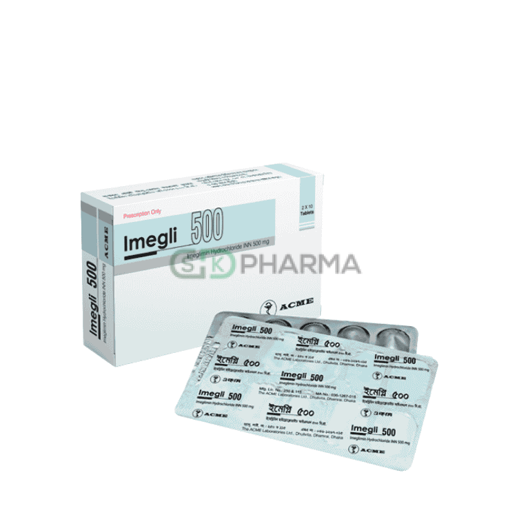 Imegli Tablet 500 mg (Imeglimin Hydrochloride)