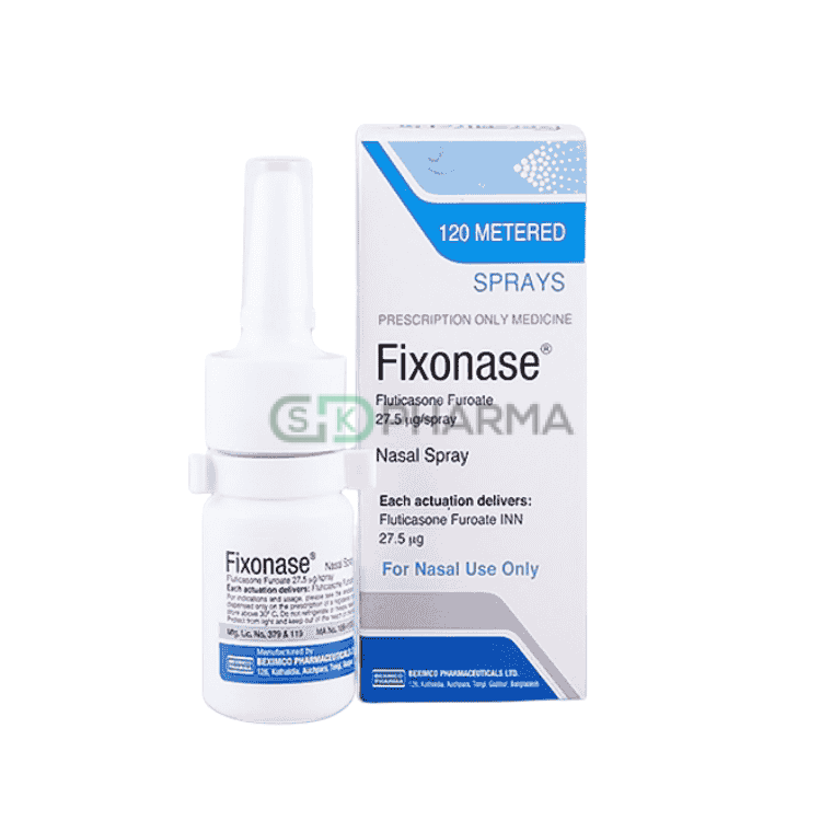 Fixonase Nasal Spray 27.5 mcg/spray (Fluticasone Furoate)